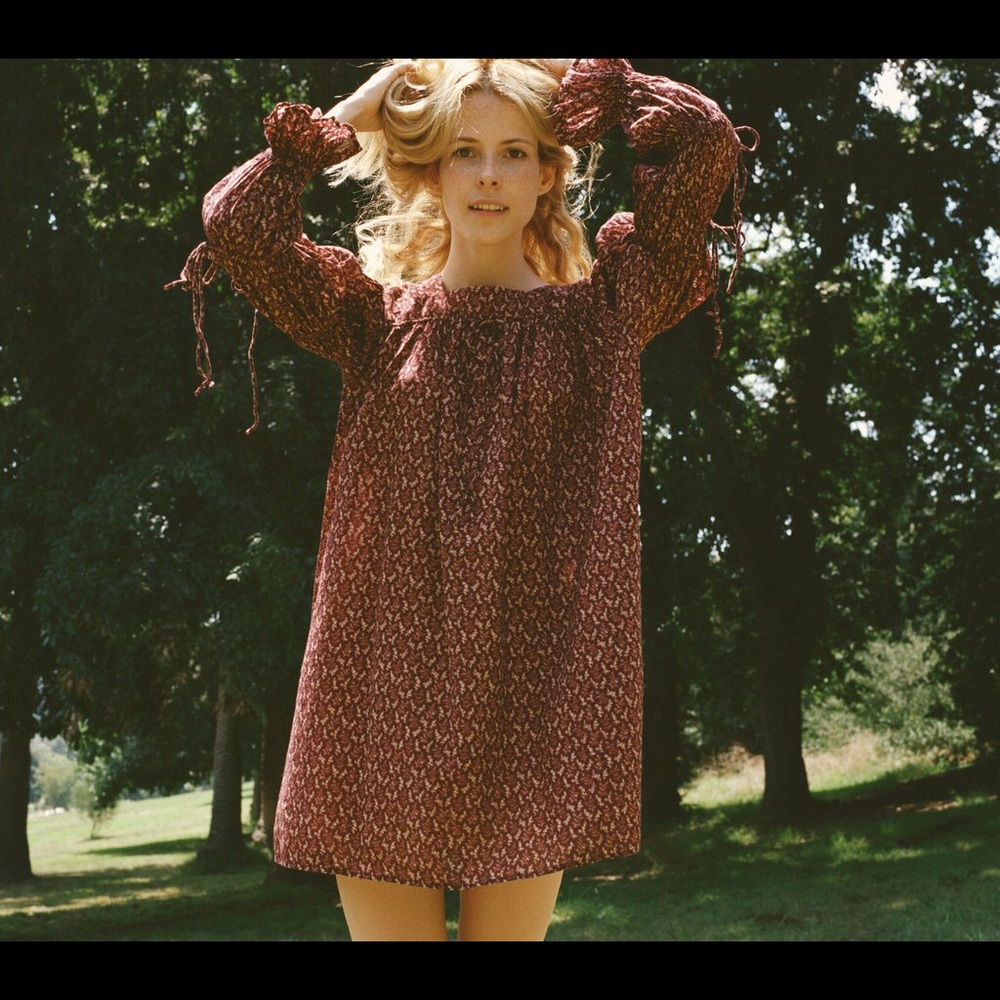 Doen buttercup dress in wine